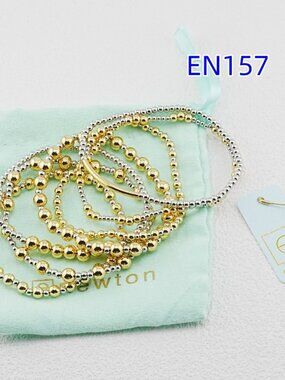 Enewton Two-Tone Bead Bracelet Set
